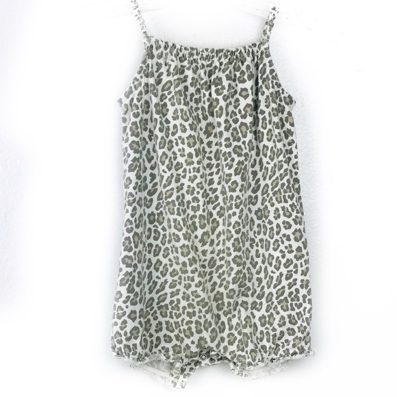 Carter’s Leopard Print Romper - Picture 2 of 7